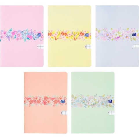 Brulion B5 FLOWERS 96k. 90g krata Oxford (400181452) Oxford
