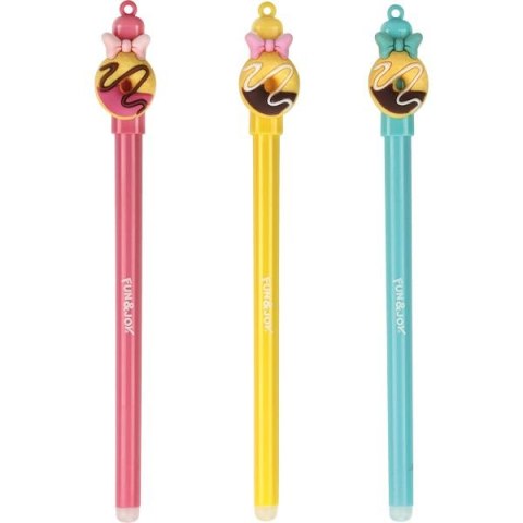 Długopis wymazywalny DONUT wkład niebieskie 0,7mm Fun&Joy Fun&Joy