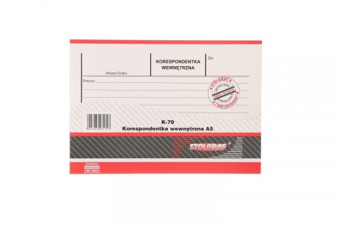 Druk samokopiujący KORESPONDENTKA WEW. A5 Stolgraf (K-79) Stolgraf
