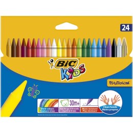 Kredki świecowe Bic Kids Plastidecor 24 kol 24 kol. (829772) Bic Kids