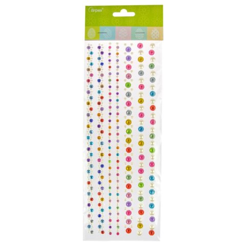 Kryształki Kryształki samoprzylepne duże mix Arpex (WN1892) Arpex