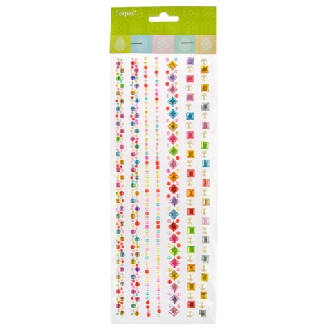 Kryształki Kryształki samoprzylepne duże mix Arpex (WN1892) Arpex