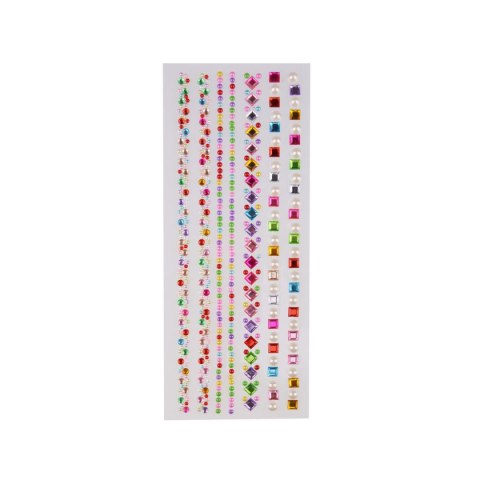 Kryształki Kryształki samoprzylepne duże mix Arpex (WN1892) Arpex