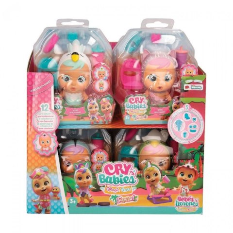 Lalka Cry Babies plażowa, mix wzorów Tm Toys (IMC916098) Tm Toys