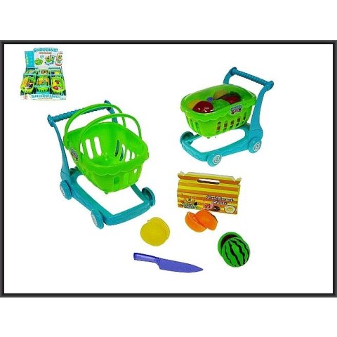 Wózek zakupowy 17cm z owocami Hipo (H12933) Hipo