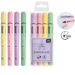 Zakreślacz Interdruk PASTEL 5902277350039, mix 1,0-3,0mm (4KOL) Interdruk