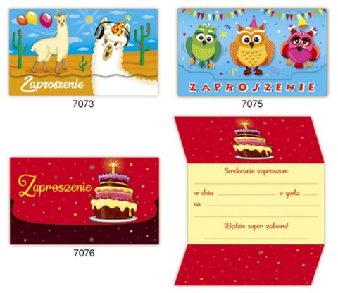 Zaproszenie Duże Dziewczyna Merigraf (5902221801341) Merigraf