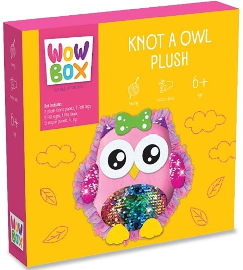 Zestaw kreatywny dla dzieci Wow Box poduszka Sowa Tm Toys (WOW127209) Tm Toys