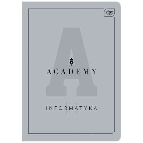 Zeszyt tematyczny ACADEMY A5 60k. 90g krata Interdruk (ZE60#INFACA) Interdruk