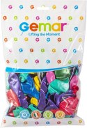 Balon gumowy metalizowany 100 szt mix 12cal Godan Godan
