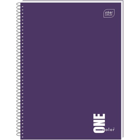 Kołozeszyt (kołonotatnik) ONE COLOR 80# A6 80k. 70g krata Interdruk Interdruk