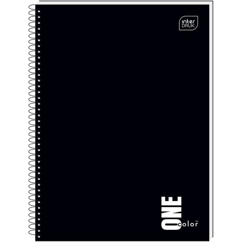 Kołozeszyt (kołonotatnik) ONE COLOR 80# A6 80k. 70g krata Interdruk Interdruk