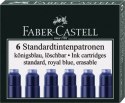 Naboje krótkie niebieski ciemny Faber Castell (185506) Faber Castell