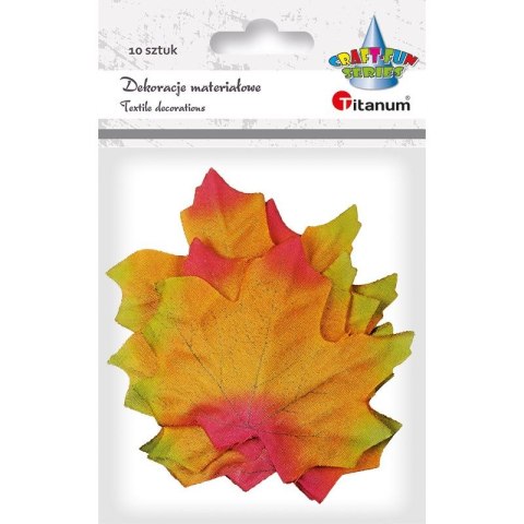 Ozdoba materiałowa Craft-Fun Series liście klonu Titanum (FY-001(R/Y)) Titanum