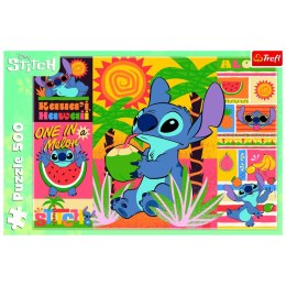 Puzzle Trefl Holiday with Stitch 500 el. (37483) Trefl