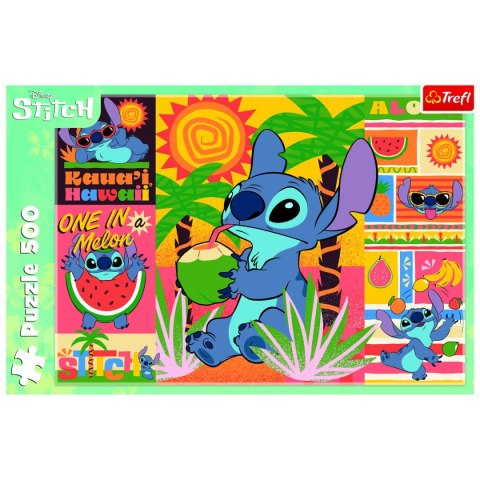 Puzzle Holiday with Stitch 500 el. Trefl (37483) Trefl