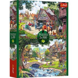 Puzzle Trefl Sielankowe życie 2x500 el. (37494) Trefl