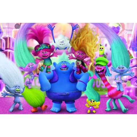 Puzzle Universal Trolls 3 W świecie Trolli 24 el. Trefl (14359) Trefl