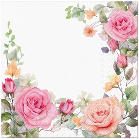 Serwetki TaT Gentle Bloom mix bibuła [mm:] 330x330 Paw (TL127700) Paw