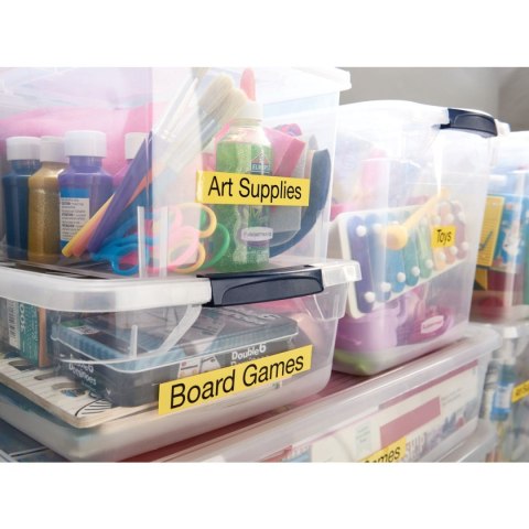 Taśma do drukarki etykiet 19x7 [mm x m] czarny Dymo (45808) Dymo