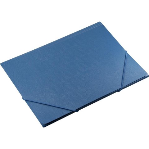 Teczka PP Titanum A4 z gumką niebieska faktura kory (TG4BL) Titanum