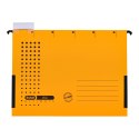 Teczka zawieszkowa Chic Ultimate z płóciennymi bokami A4 żółty karton 230g Elba (100552103) Elba
