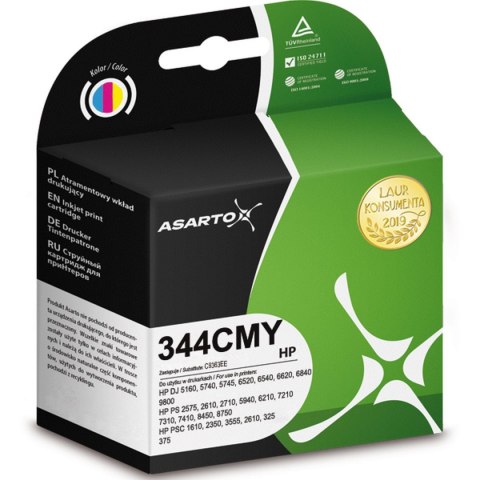 Tusz (cartridge) alternatywny do HP 344CMY | C9363EE mix Asarto Asarto