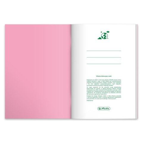 Zeszyt Pastel Colors Eco PP 9552753 A4 60k. 70g krata Herlitz (400198131) Herlitz