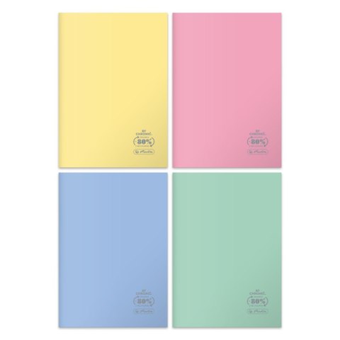 Zeszyt Pastel Colors Eco PP 9552753 A4 60k. 70g krata Herlitz (400198131) Herlitz