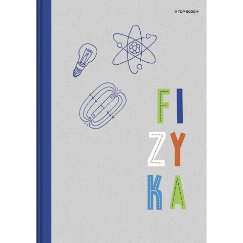 Brulion tematyczny fizyka A5 80k. 70g krata [mm:] 150x210 TOP-2000 (400160623) TOP-2000