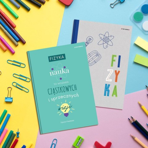 Brulion tematyczny fizyka A5 80k. 70g krata [mm:] 150x210 TOP-2000 (400160623) TOP-2000