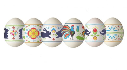 Dekoracja jajek Owijki regionalne (6 szt.) Arpex (SW4114) Arpex