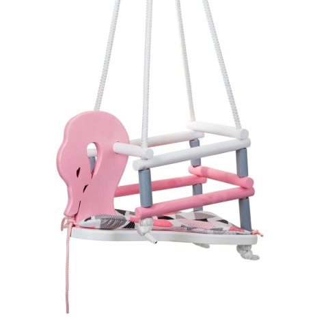 Huśtawka drewniana kolor łabędź Bączek (HSŁK4235) Bączek