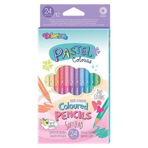 Kredki ołówkowe Colorino Kids 24 kol. Patio (87737) Patio