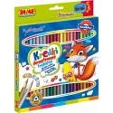 Kredki ołówkowe Bambino dwustronne 48 kol. St.Majewski St.Majewski
