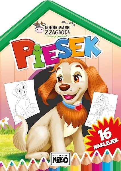 Książeczka edukacyjna kol.z zagrody. piesek Niko Niko