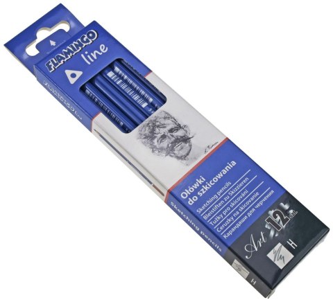 Ołówek w kartonowym pudełku H Flamingo Line Flamingo Line