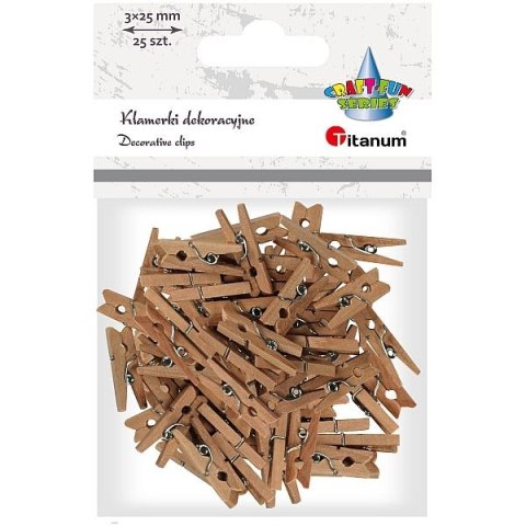 Ozdoba drewniana Craft-Fun Series klamerki Titanum (EB108) Titanum