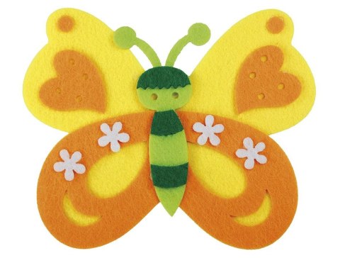 Ozdoba filcowa Craft-Fun Series motyl Titanum (20CR0312-3) Titanum