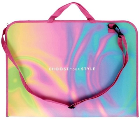 Teczka plastikowa na suwak A3 mix Biurfol (TER-01-04) Biurfol