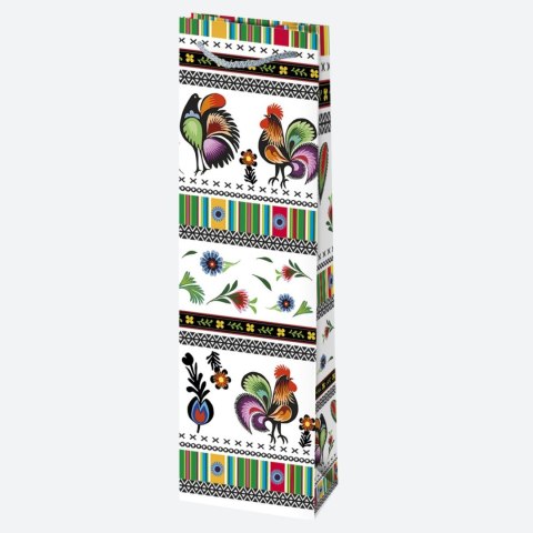 Torba prezentowa butelkowa [mm:] 120x400x 90 Pol-mak (T12) Pol-mak