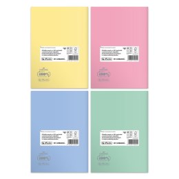 Zeszyt Herlitz Pastel Colors Eco PP 9552514 A5 60k. 70g linia (400198107) Herlitz