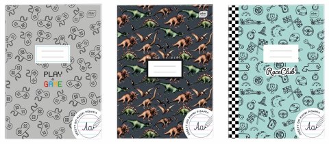 Zeszyt A4 32k. 70g linia kolor Interdruk (ZEA432K=BOYS) Interdruk