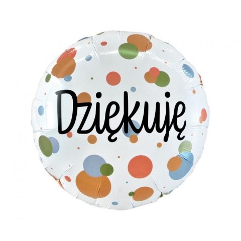 Balon foliowy Dziękuje 18cal Godan (FG-ODKG) Godan