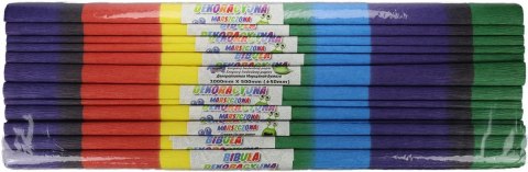 Bibuła marszczona tęcza mix 500mm x 2000mm Fun&Joy Fun&Joy