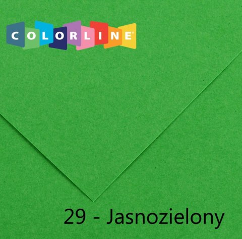 Brystol Colorline 29 zielony jasny 150g 10k [mm:] 500x650 Canson (200041405) Canson