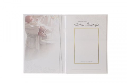 Kartka składana Chrzest B5 Kukartka (PMB PR-0007) Kukartka