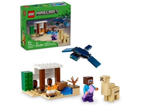 Klocki konstrukcyjne Lego Minecraft Pustynna wyprawa Steve'a (21251) Lego