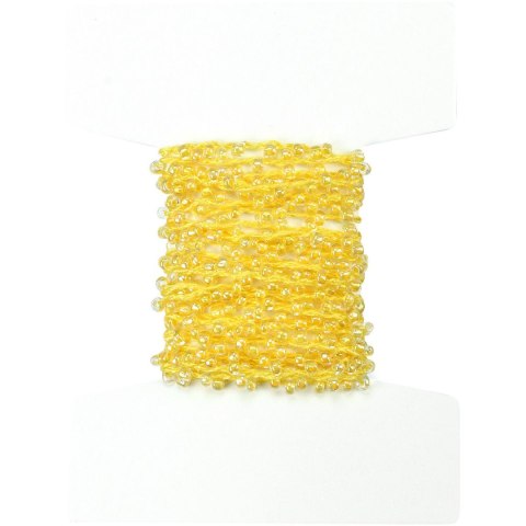 Koraliki kreatywne Craft-Fun Series na sznurku żółte Titanum (16199D) Titanum