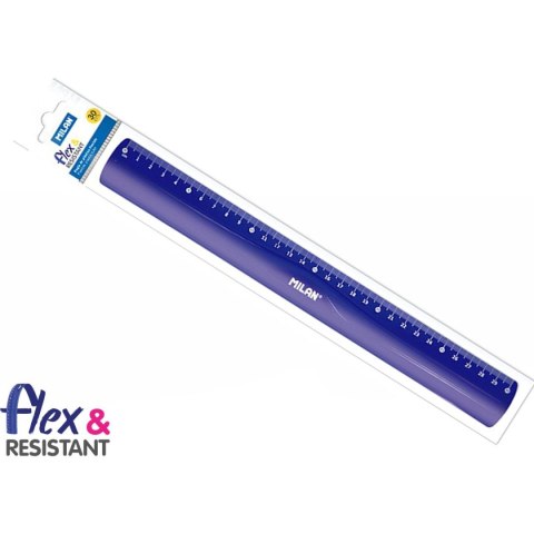 Linijka plastikowa 30cm Milan (353801) Milan